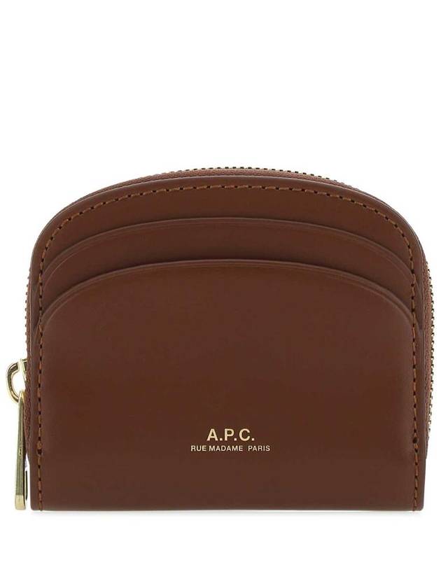 Half Moon Card Coin Wallet Brown - A.P.C. - BALAAN 2