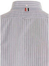 Oxford Armband Stripe Cotton Long Sleeve Shirt Blue - THOM BROWNE - BALAAN 6