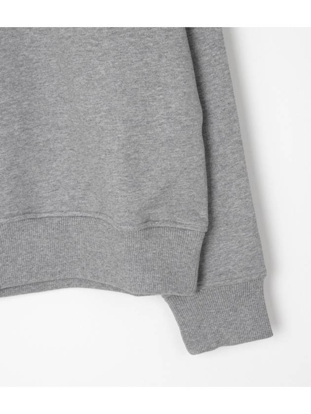 Small Heart Logo Sweatshirt Grey - AMI - BALAAN 8