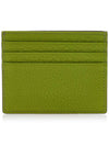 Baguette Leather Card Wallet Grey - FENDI - BALAAN 4