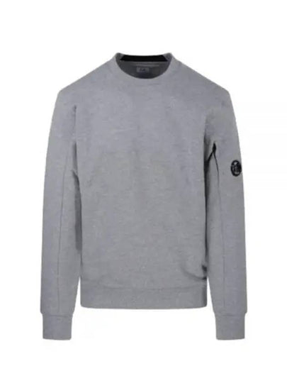 Diagonal Raised Fleece Sweatshirt Grey Melange - CP COMPANY - BALAAN 2