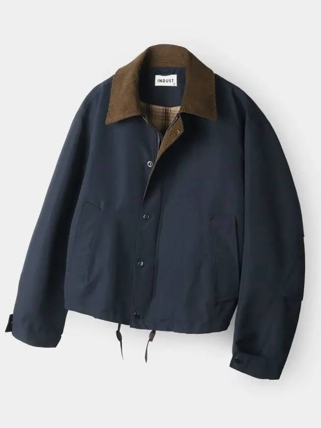 Heritage Half Hunting Jacket Navy - INDUST - BALAAN 7