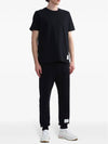 Men's Center Back Striped Short Sleeve T-Shirt Navy - THOM BROWNE - BALAAN 6