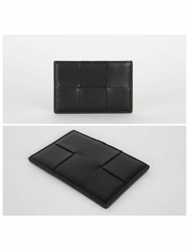 Intrecciato Cassette Card Wallet Black - BOTTEGA VENETA - BALAAN 3