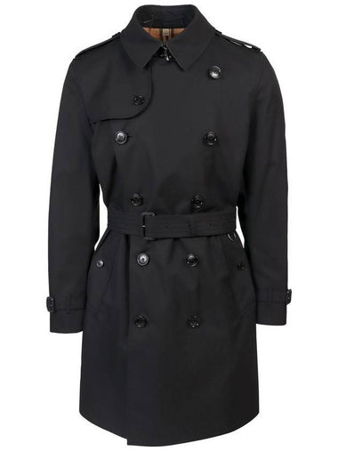 Men's Kensington Heritage Trench Coat Black - BURBERRY - BALAAN 1