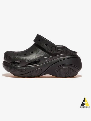 Bubble Crush Clog TRIPLE BLACK - CROCS - BALAAN 1