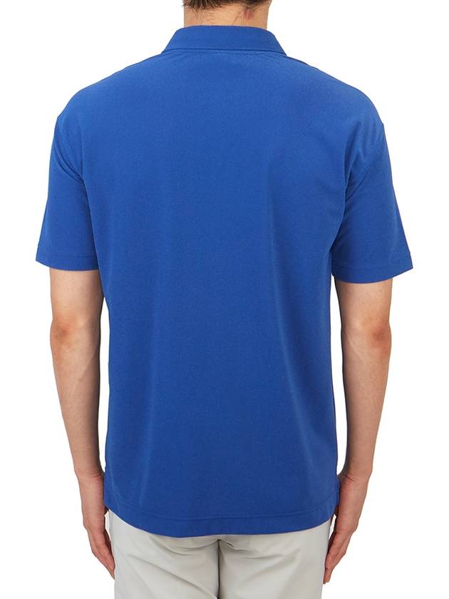 Golf Wear Men s Collar Short Sleeve T Shirt MLM 3B AP09 BLUE - MARK & LONA - BALAAN 5