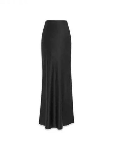 Silk Satin Long Skirt 271871 - SAINT LAURENT - BALAAN 1