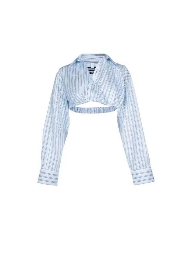 BAHIA Twist Crop Shirt 24E233SH042 1140 3FE - JACQUEMUS - BALAAN 1