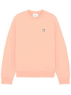 Fox Patch Cotton Sweatshirt Peach - MAISON KITSUNE - BALAAN 3