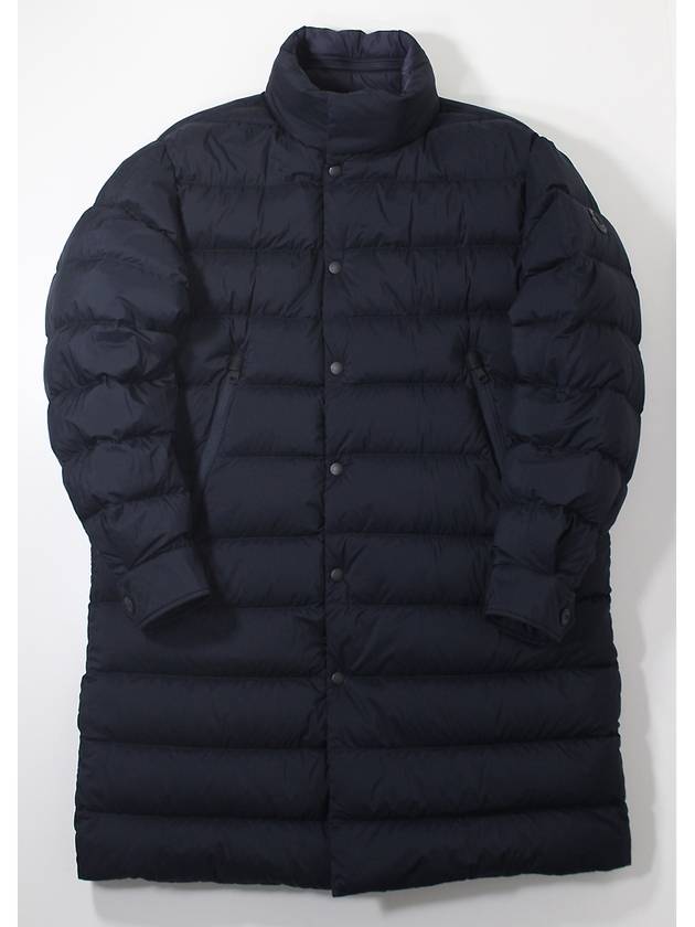 TAILLEFER Reversible Men's Long Padded Down Jacket Navy - MONCLER - BALAAN 4