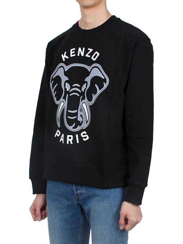 ELEPHANT sweatshirt 5SW047 4MF 99J - KENZO - BALAAN 3