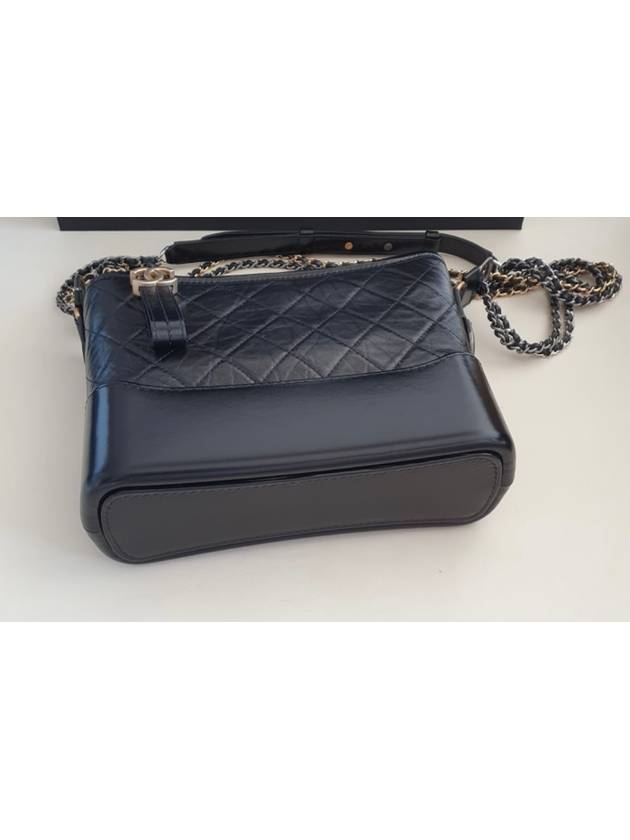 Gabrielle Hobo Bag Small Black A91810 - CHANEL - BALAAN 3