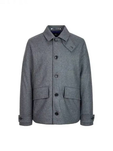 PS wool blend button up jacket dark gray 271582 - PAUL SMITH - BALAAN 1