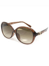 SF1093SLB Brown frame gold plated Gancini sunglasses - SALVATORE FERRAGAMO - BALAAN 1