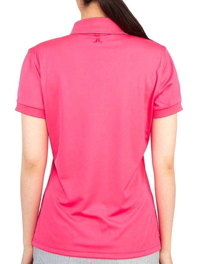 Women's Tour Tech Golf Polo PK Shirt Pink - J.LINDEBERG - BALAAN 5