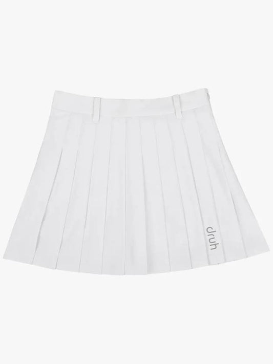 Drew Women s Back Pocket Pleated Skirt DF42SK01 WT - DRUH GOLF - BALAAN 1