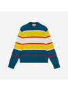 Striped Wool Knit Knit Top - GUCCI - BALAAN 1