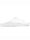 K Beach Rubber Flip Flops White - KENZO - BALAAN 5