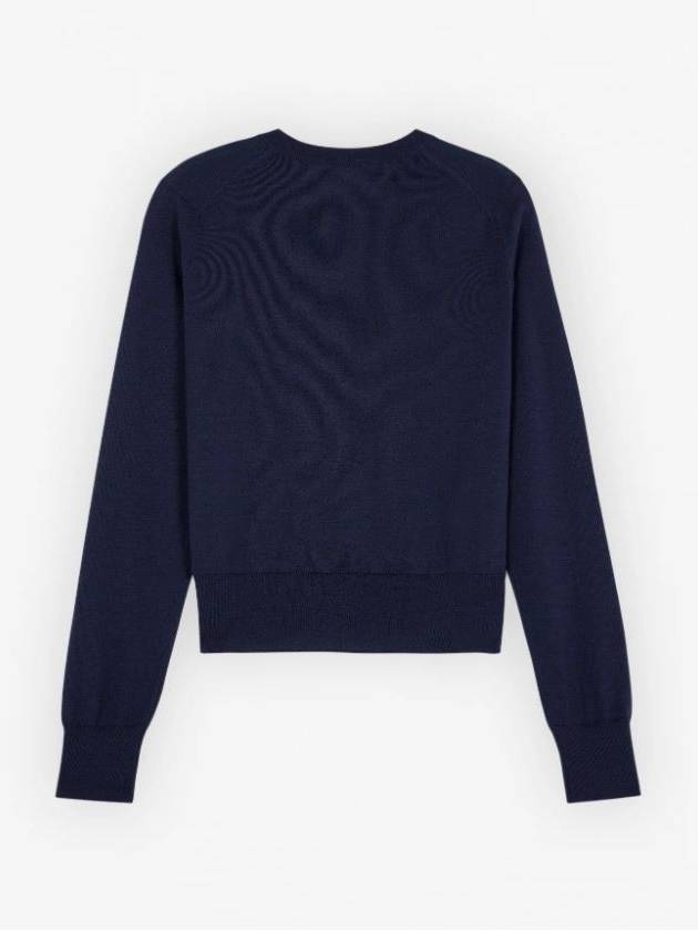 24SS Baby Fox Regular Fit Cardigan Navy - MAISON KITSUNE - BALAAN 2