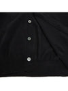 Men's Red Heart Wappen Wool Cardigan Black - COMME DES GARCONS PLAY - BALAAN 6