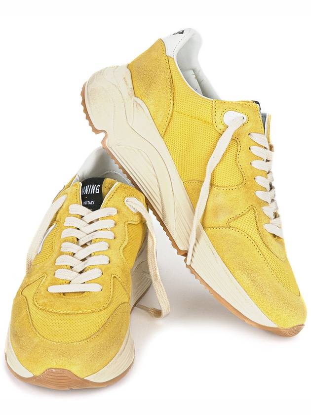 Running Low Top Sneakers Yellow - GOLDEN GOOSE - BALAAN 4