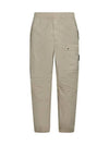 Logo Twill Cotton Cargo Track Pants Sand - STONE ISLAND - BALAAN 1