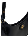 Convertible Crescent Shoulder Bag Black - TORY BURCH - BALAAN 9