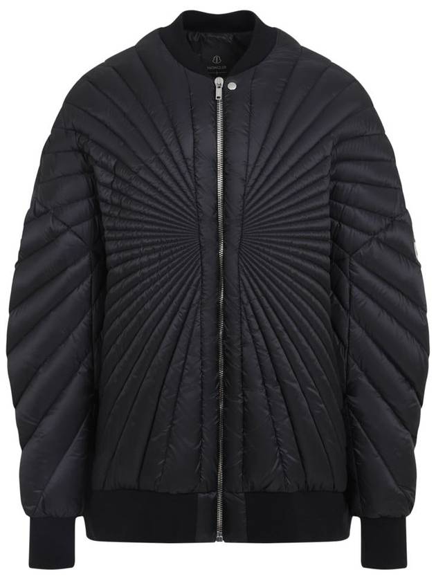 Rick Owens Radiance Peter Down Bomber Jacket Black - MONCLER - BALAAN 1