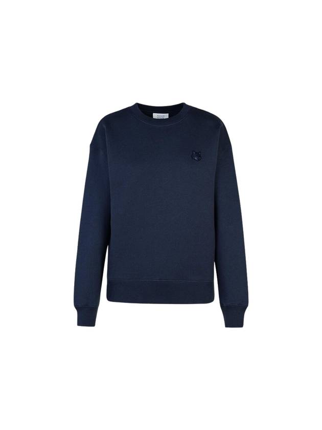 Bold Fox Head Patch Comfort Sweatshirt Ink Blue - MAISON KITSUNE - BALAAN 2