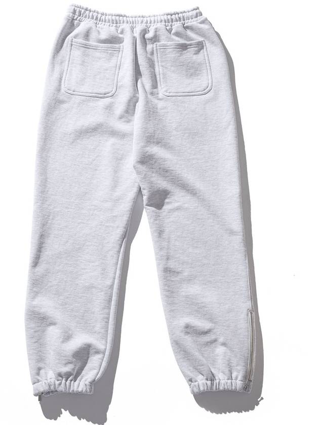 Excella zipper semi-wide jogger pants 1% gray - GRAN TURISMO - BALAAN 3