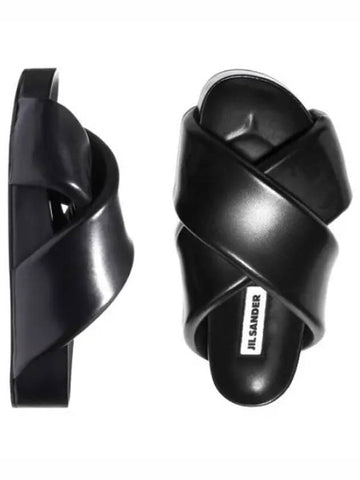 padded slide slippers - JIL SANDER - BALAAN 1