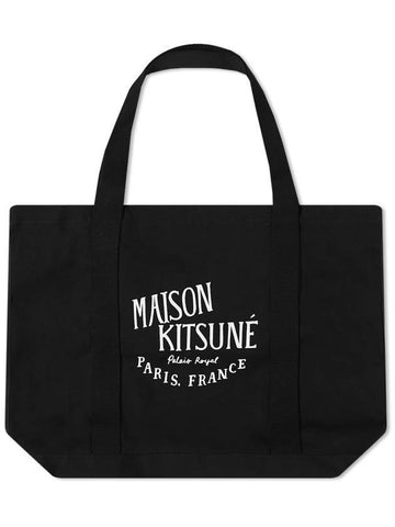 Palais Royal Eco Bag Black - MAISON KITSUNE - BALAAN.