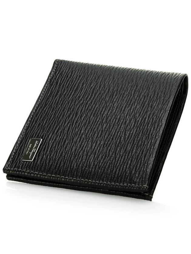 Men's Classic Logo Half Wallet Black - SALVATORE FERRAGAMO - BALAAN 6