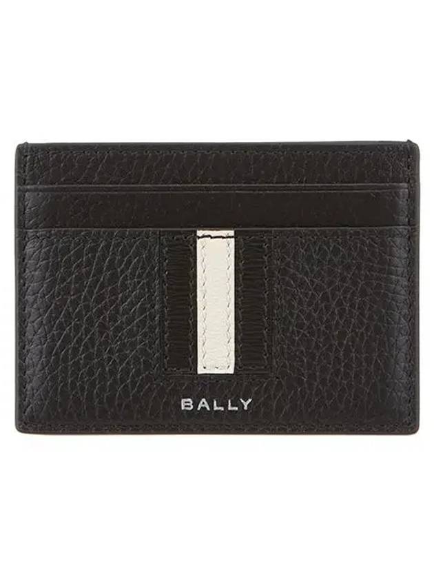 Ribbon Card Wallet Black - BALLY - BALAAN 4