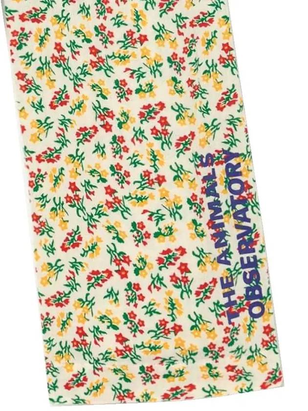 Kids Flower Pattern Pants Ivory S23064 221AA - THE ANIMALS OBSERVATORY - BALAAN 4