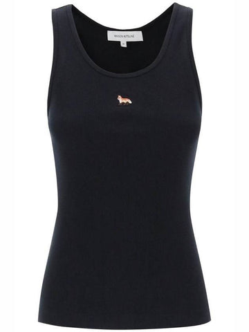 Baby Fox Cotton Sleeveless Black - MAISON KITSUNE - BALAAN 1