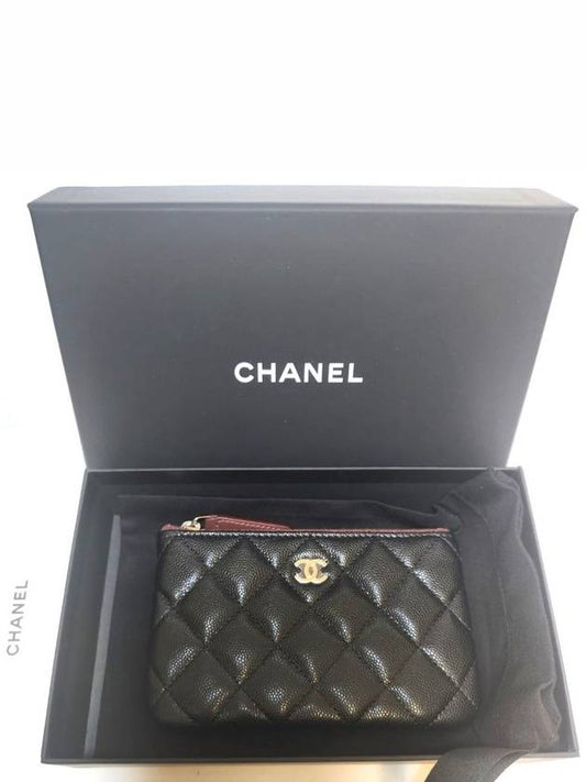 Classic small pouch mini black silver plate AP4020 - CHANEL - BALAAN 1