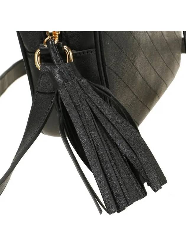 Blondie Small Leather Shoulder Bag Black - GUCCI - BALAAN 7