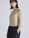 Tencel Polo Neck Beige - THE GREEN LAB - BALAAN 3