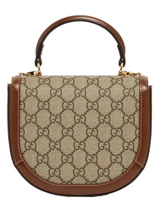 Horsebit 1955 Mini Top Handle Cross Bag Beige Brown - GUCCI - BALAAN 5