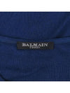 Smith Market Used Luxury Navy Tee Men s Clothing - BALMAIN - BALAAN 4