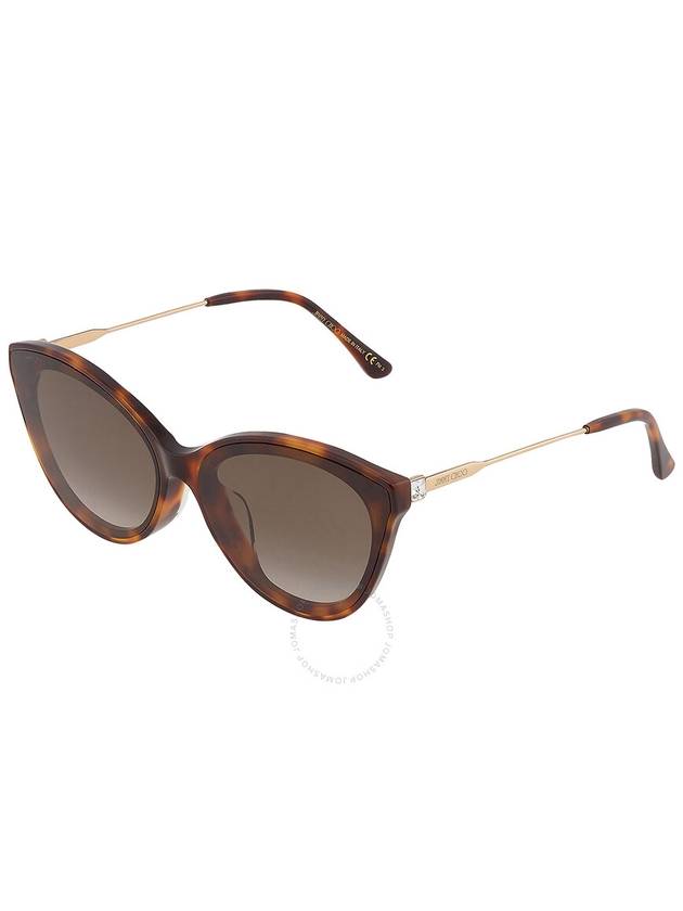 Jimmy Choo Brown Gradient Cat Eye Ladies Sunglasses VIC/F/SK 0086/HA 64 - JIMMY CHOO - BALAAN 3