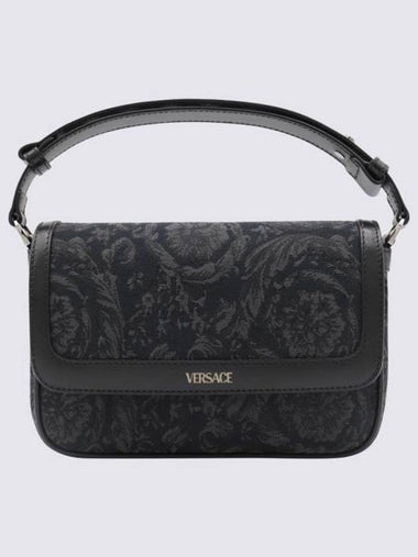 Jacquard Calf Leather Mini Bag Black - VERSACE - BALAAN 1