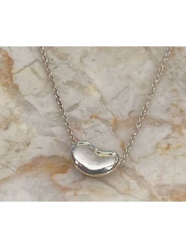 Silver Empty Pendant Necklace Elsa Peretti 12mm Necklace 25185 - TIFFANY & CO. - BALAAN 6