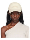 Tedji Ball Cap Ecru - ISABEL MARANT - BALAAN 2