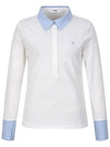 Shirt Collar Neck Combi Slim T-Shirt MO4MB310 - P_LABEL - BALAAN 1