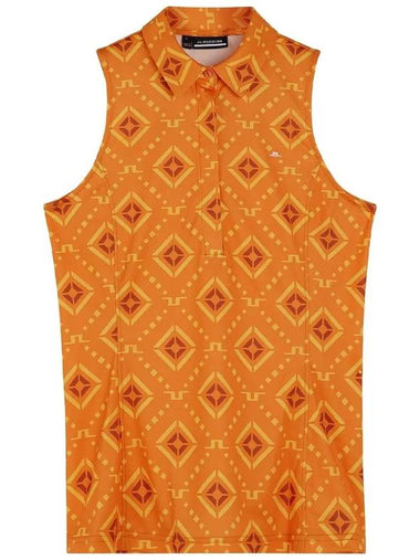 SS Golf Sleeveless Dena Print Sleeveless PRINT All Colorway - J.LINDEBERG - BALAAN 1