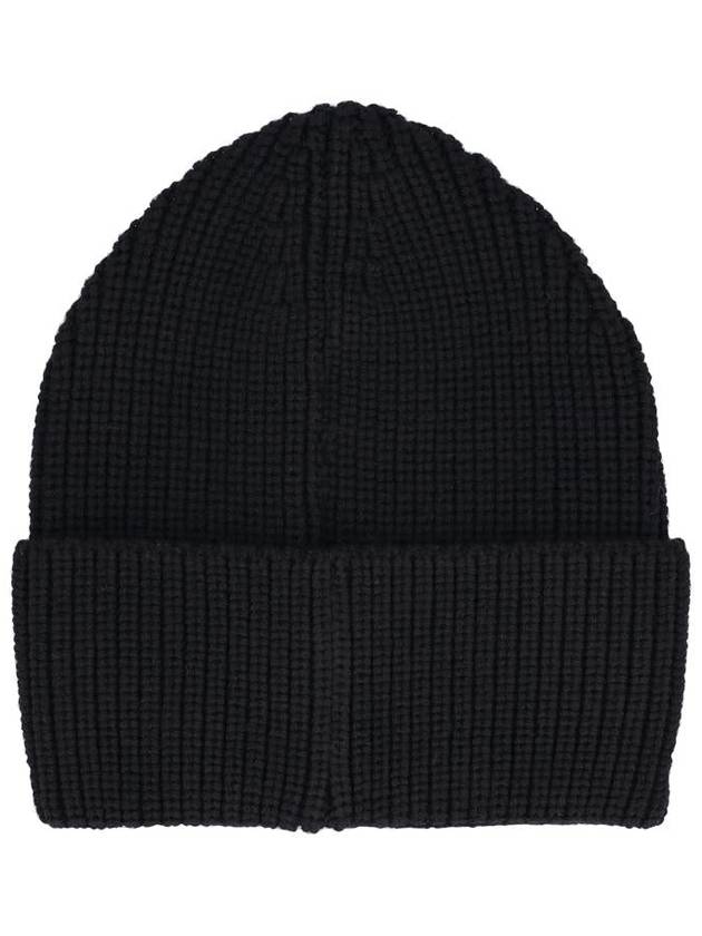 Classic Rib Beanie Black - PALM ANGELS - BALAAN 3