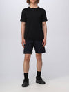 Shadow Back Graphic Print Short Sleeve T-Shirt Black - STONE ISLAND - BALAAN 3